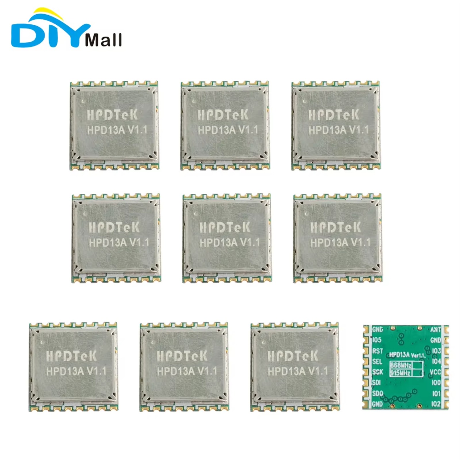 Lora Rfm95 - 10 adet HPD13A 868MHz/915MHz SX1276 LoRa