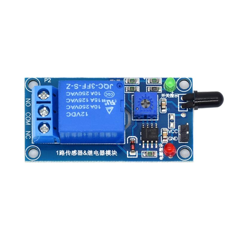 Relay Module 1 Channel - IR Kızılötesi 1 Kanal 5V 12V