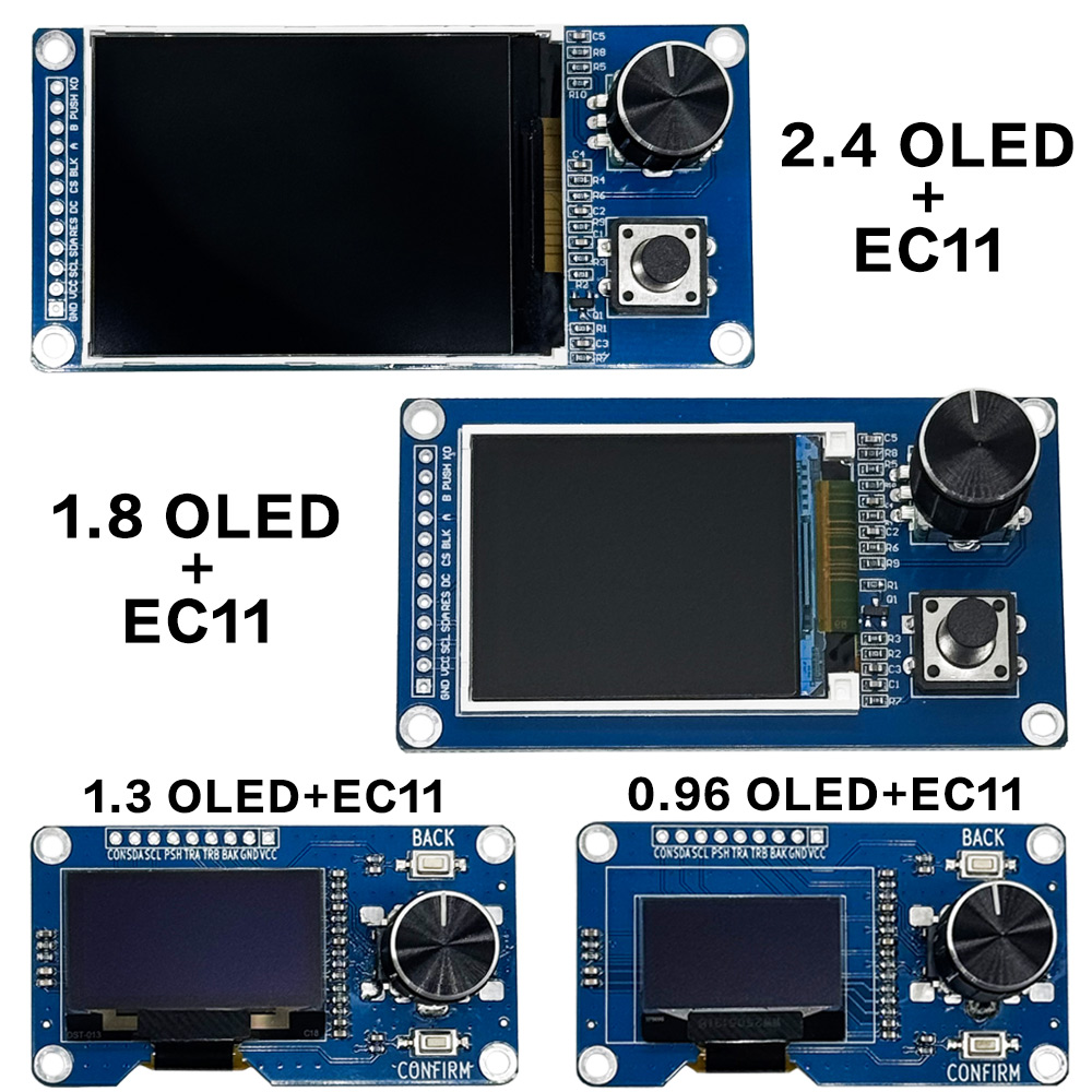 Ssd1306 - Döner Kodlayıcılı IIC Arayüzlü TFT OLED