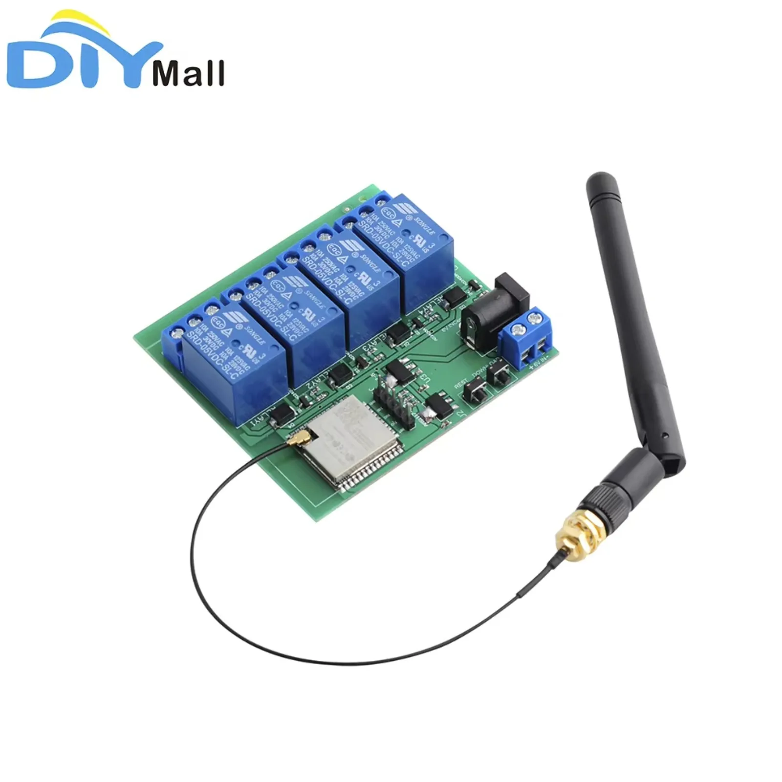 Relay Module 4 Channel - ESP32 4 Kanallı Kablosuz Röle Modülü,