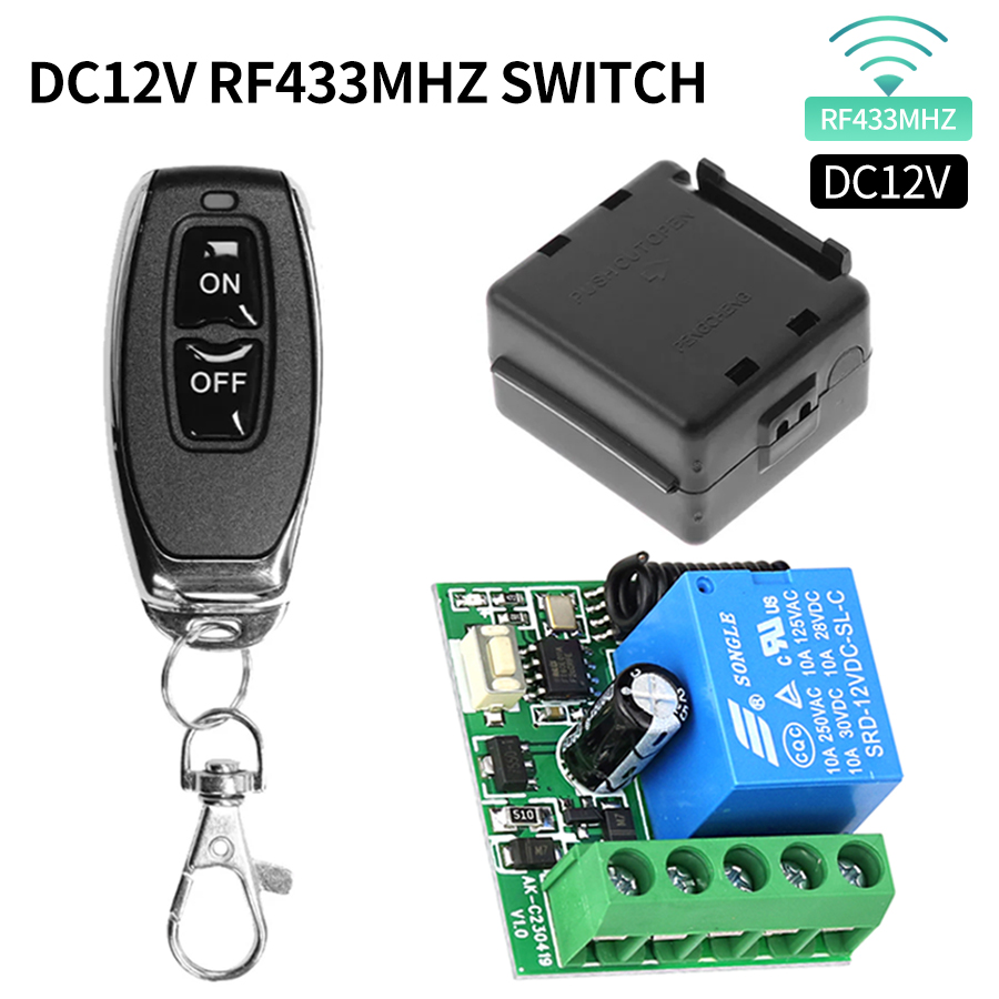 Ir Remote Module - 433MHz DIY kablosuz anahtarı DC12V anahtarı