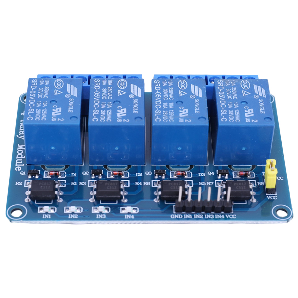 5V 12V 4 Kanal Röle Kartı Opto - Relay Module 4 Channel incelemesi ve fiyatı