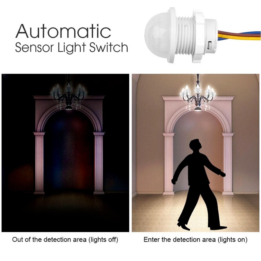 AC 110V 220V Mini hareket sens - Pir Motion Sensor incelemesi ve fiyatı