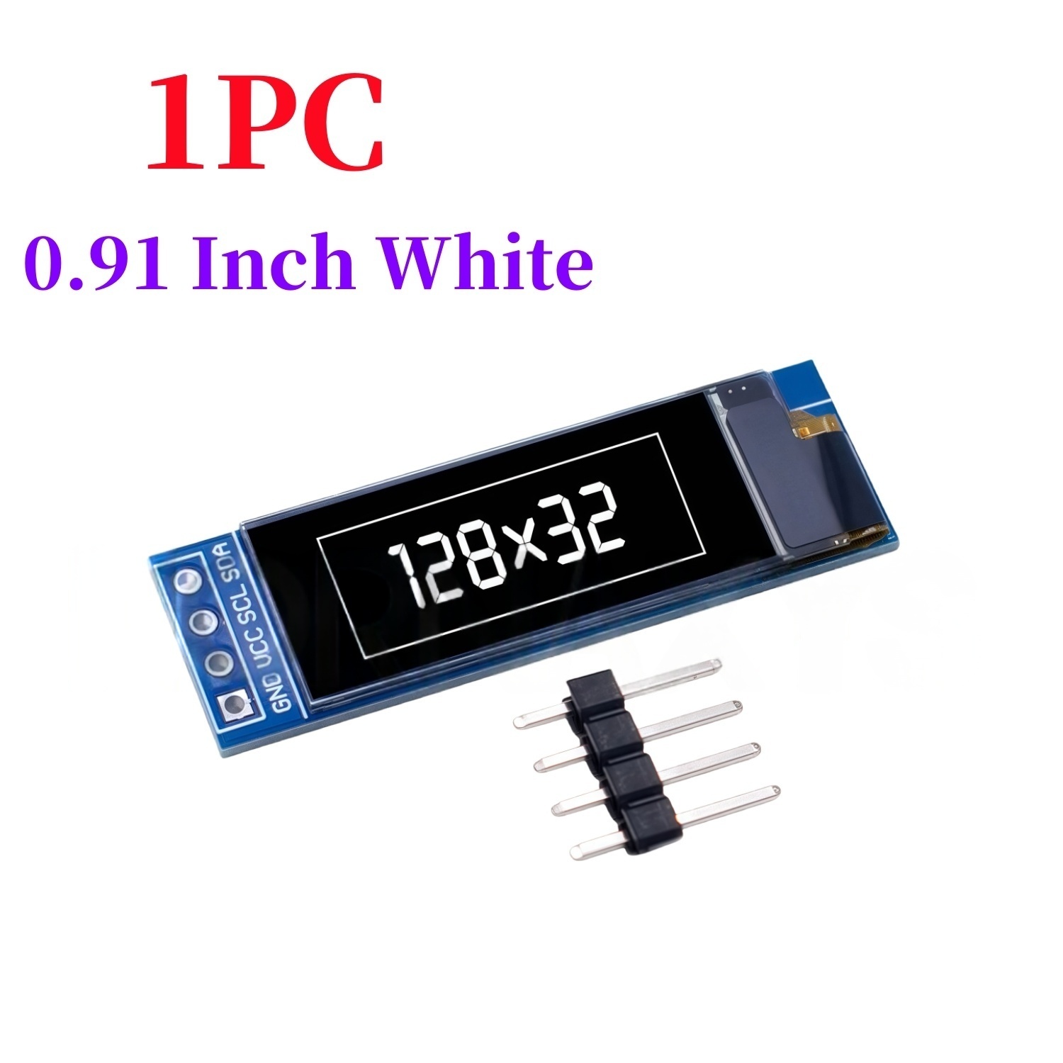 0.91 İnç 128x32 IIC I2C Beyaz  - Ssd1306 incelemesi ve fiyatı