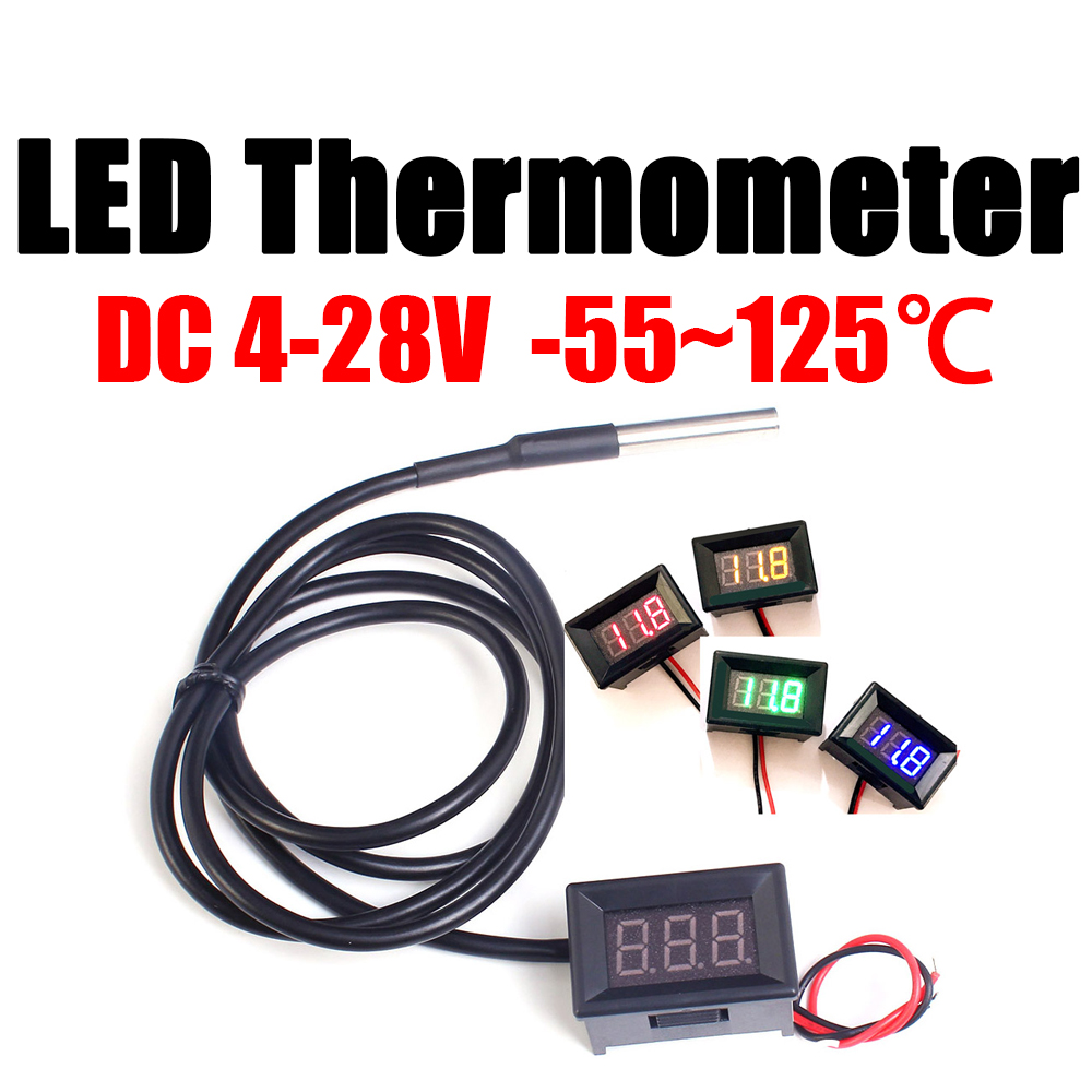 DC 12V 24V DS18b20 LED Dijital - Ds18B20 incelemesi ve fiyatı