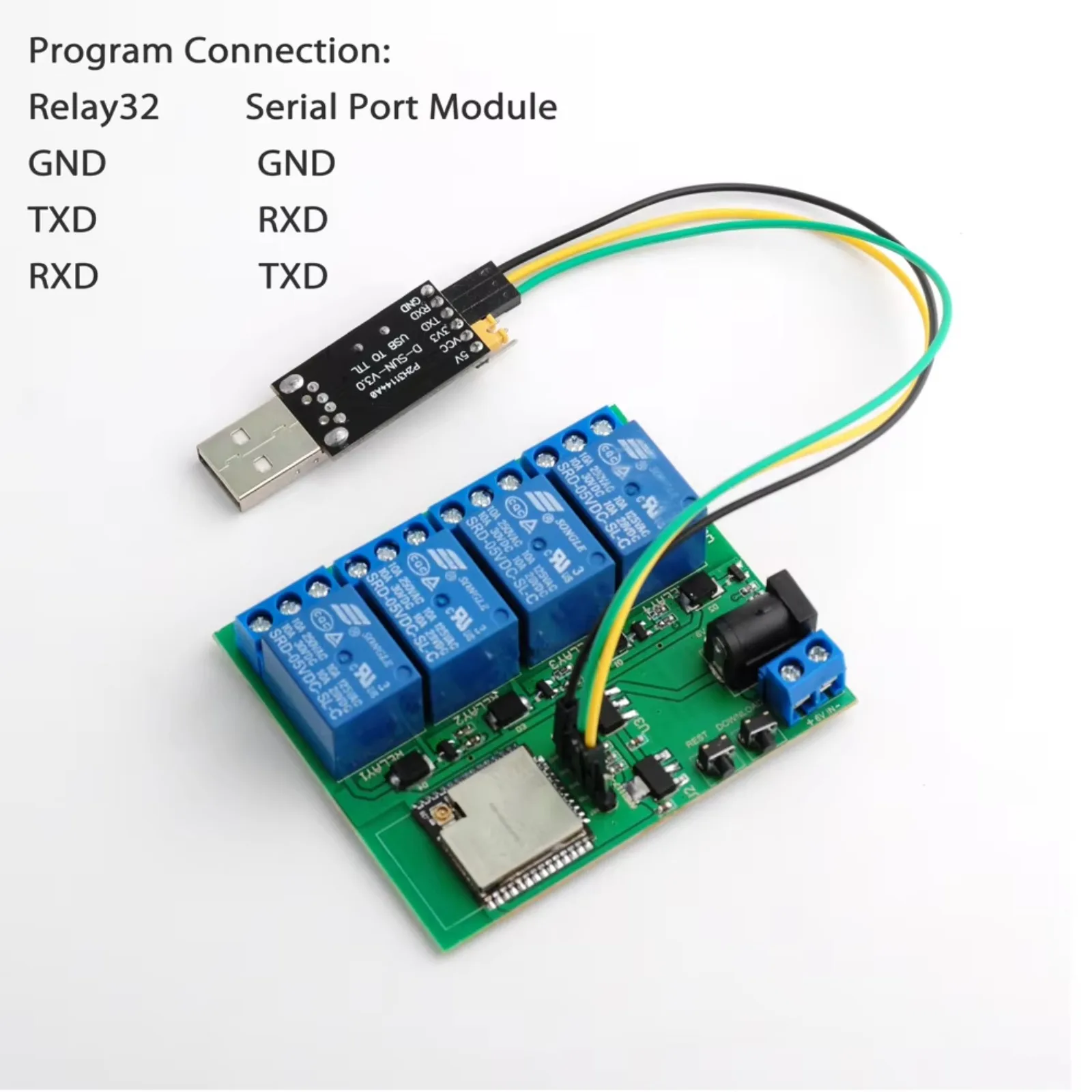ESP32 4 Kanallı Kablosuz Röle  - Relay Module 4 Channel incelemesi ve fiyatı