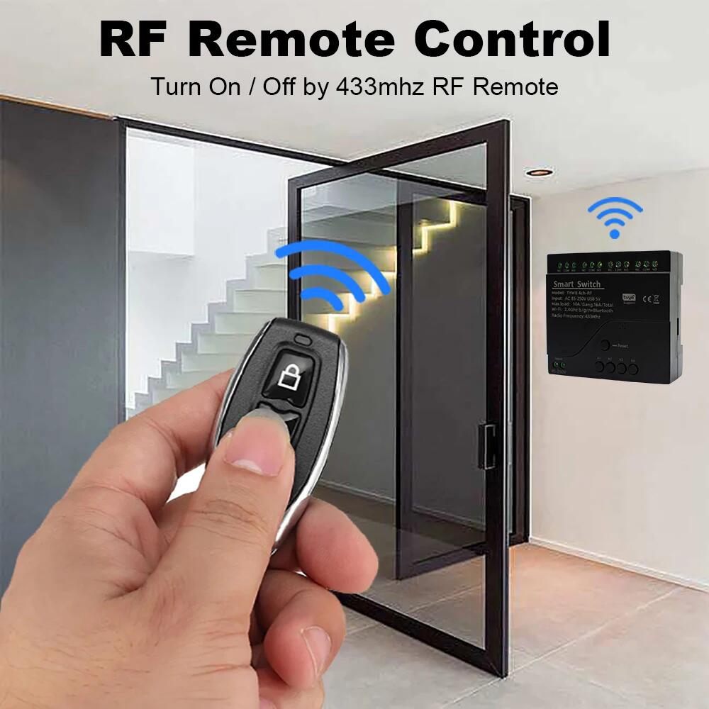 Siyah Stil Tuya 4CH Wifi Akıll - Relay Module 4 Channel incelemesi ve fiyatı
