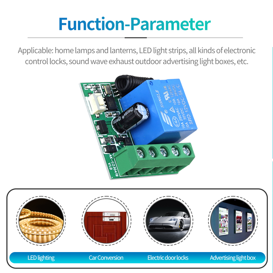 433MHz DIY kablosuz anahtarı D - Ir Remote Module incelemesi ve fiyatı
