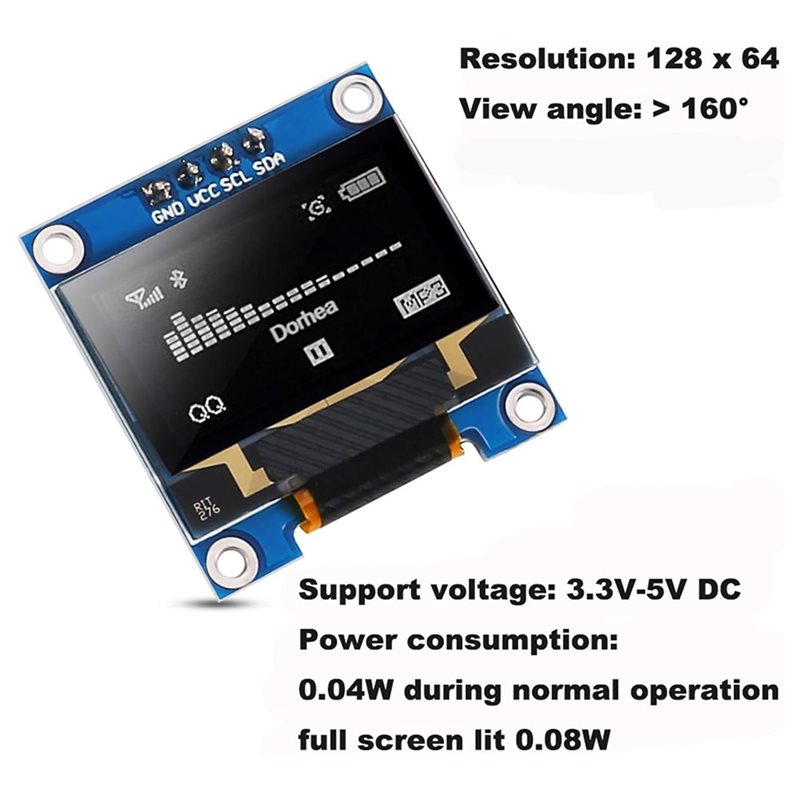 A37T-4 Adet 0.96 Inç OLED Ekra - Ssd1306 incelemesi ve fiyatı