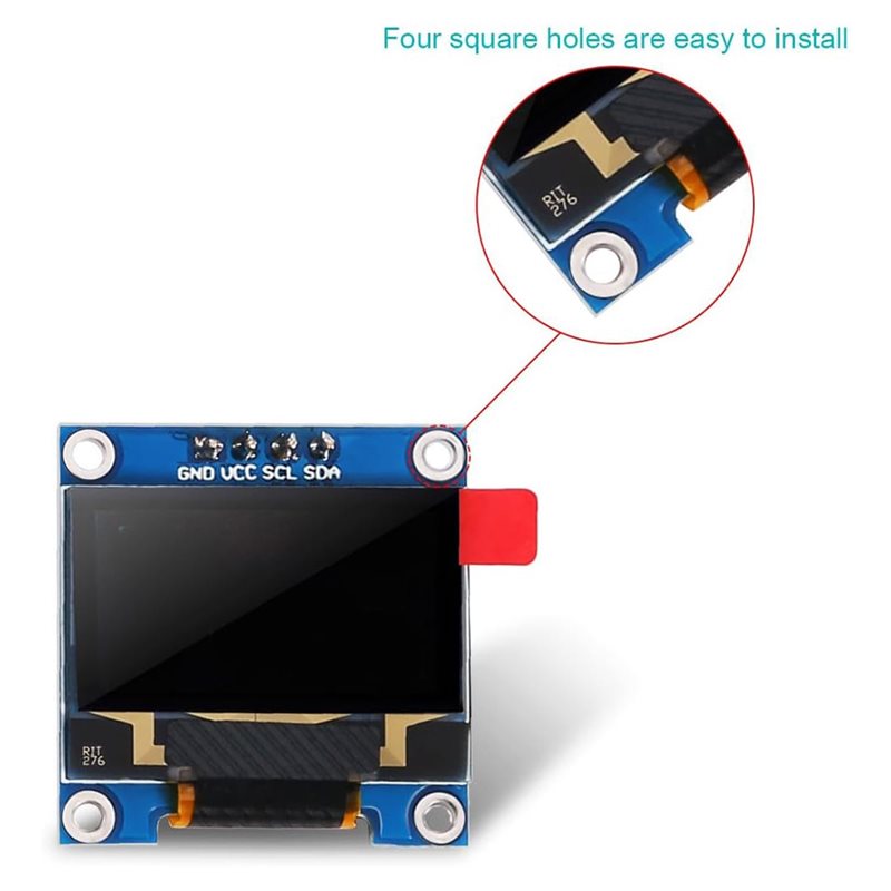 A37T-4 Adet 0.96 Inç OLED Ekra - Ssd1306 incelemesi ve fiyatı